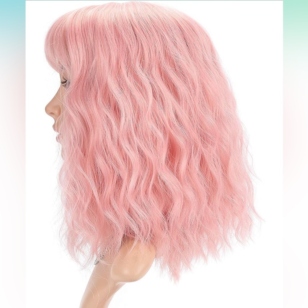 Pastel Bright Pink Wig